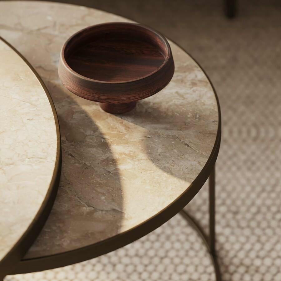 Fibo coffee table - Tundra mat ceramic